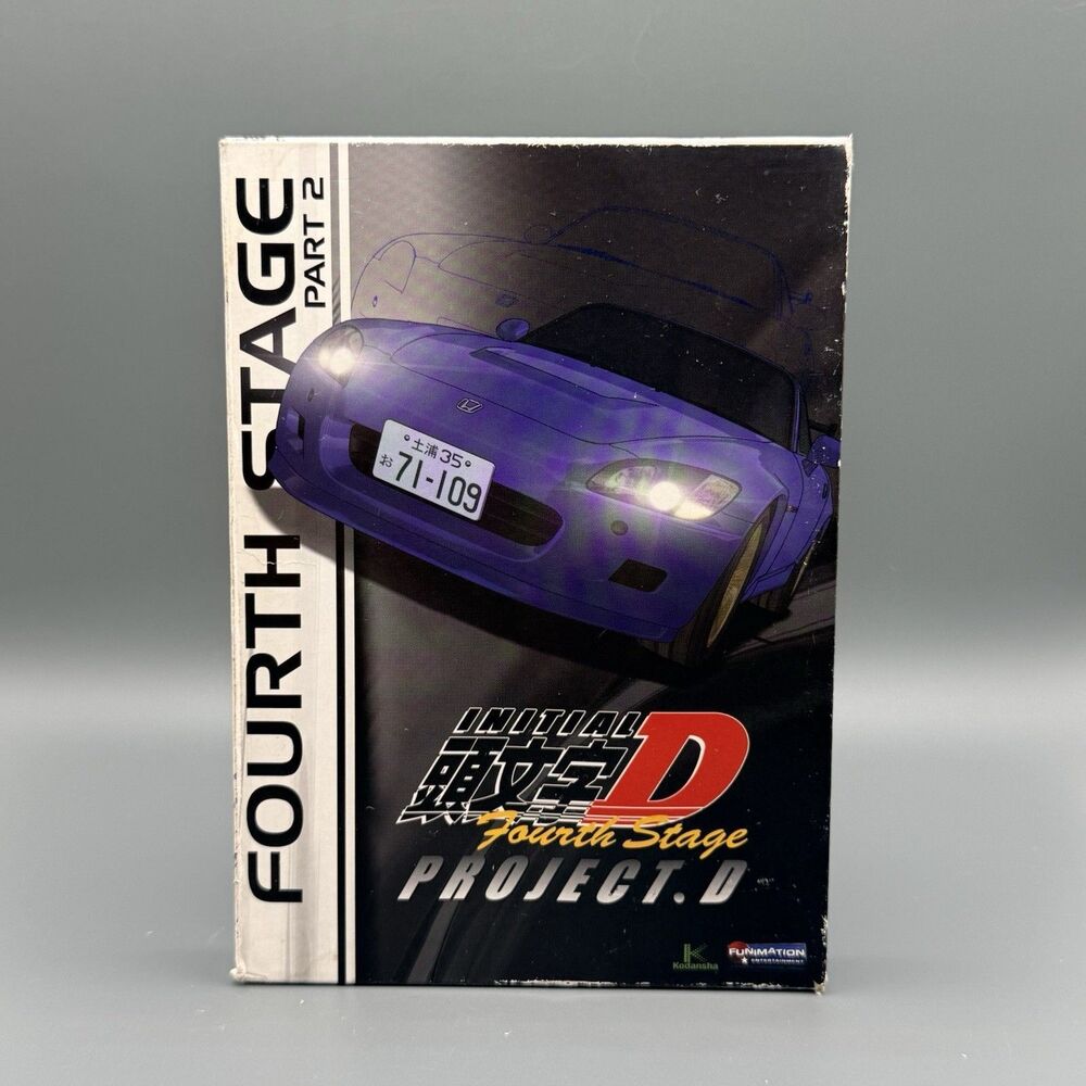 Initial D: Fourth Stage Part Two DVD Anime Racing Inserts Tested